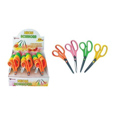 Diamond Visions Diamond Visions Neon Colored Cushion Grip Scissors Stainless Steel 1 pk 04-1120